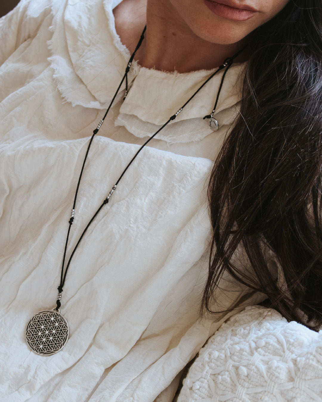 Collana Fiore della Vita lungo