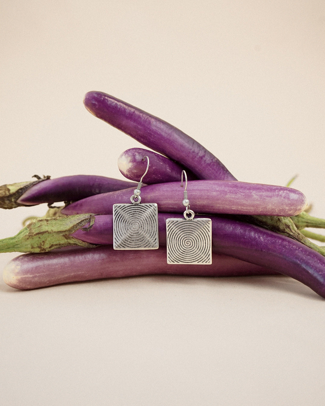 Earrings Quadrato