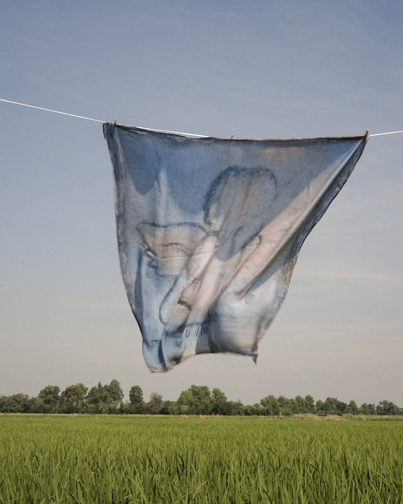 Shawl Angel Blue Small